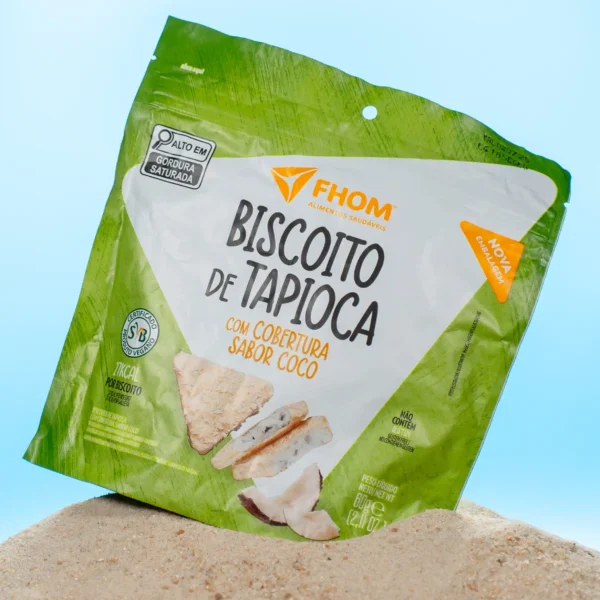 Biscoito de Tapioca com Coco